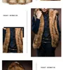 Men s Fur Faux Men Coat Slim Fitting Hooded Vest Plush Chic Winter High Quality Imitation Furry Sleeveless Warm Mink T shirt Tank 231127