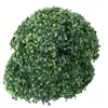 Dekoratif çiçekler 2pcs yapay topiary goxwood topları yeşil çim küreleri arka bahçe balkon bahçesi restoran sevgililer günü için