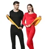 Women's Thermal Underwear Velvet Thick Thermal Underwear Set for Men Woman Plus Size L-4XL Long Johns Warm Winter Clothing Pajamas Set Thermal Homewear 231127