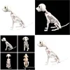 Party Dekoration Halloween Skeleton Dog Prop Tierknochen Shop Horror Skl Props Y201006 Drop Delivery Hausgarten Festliche Lieferungen Ev Dhbsg