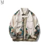 Herenjacks collectie lente borduurwerk werkkleding jas voor mannen en vrouwen china-chic losse straat BF paar splicing casual