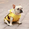 Capas de chuva para cães de estimação, roupas de buldogue francês, roupas pug, jaqueta à prova d'água, galês, corgi, shiba inu, traje, dropship, roupa de cachorro