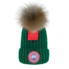 NOUVEAU Designer Bonnet d'hiver tricoté chapeau de laine hommes femmes gros tricot épais chaud fausse fourrure pom chapeaux femme Bonnet k-12