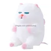 Other Home Decor Soft Down Cotton Cute Ugly Vivivat Sitting Cat Plush Toy Doll Slee Backrest Cushion Pillow Drop Delivery Garden Dhwwh