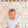 Roze en grijze wildste dromen wieg beddengoed set voor babymeisjes, 3 -delige kinderdagverblijfset