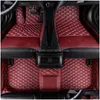 Tapis de sol Tapis Tapis de logo de badge de marque de voiture personnalisé pour Dodge Journey Caliber Avenger Challenger Charger Pied Accessoires intérieurs Dhutb