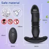 Massager zabawek seksu WIBRACJA Anal Wtyczka bezprzewodowa zdalne sterowanie dla mężczyzn Dildo Prostate Massager