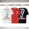 Designer Mens Casablanc T Shirts Luxury Women Summer Tees Fashion Trend Pur