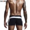 Shorts masculinos Seobean Celana Pendek Pakaian Rumah Pria Pinggang Rendah Seksi Katun Super Lembut Nyaman Boxer Kasual 230427