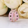925 charm beads accessories fit pandora charms jewelry Wholesale Sparkling Flower Heart Shape Clip