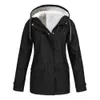 Women's Jackets Women's Autumn Winter Plus Velvet Outdoor Jacket Windproof Waterproof Mountaineering Hooded Coat 230427