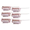 Professional Hair Extension Clips 3.8cm 10 Teeth Snap Clips With Safety Pin For Weft Hair Extensions LL