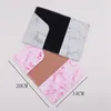 Rose Couple Passeport Couverture Tie-Dye Couleur Passeport Protecteur Passeport Clip PU Voyage Document Sac Passeport Titulaire voyage