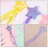 Party Decoration Toddler Kids Glitter Princess Wand Kit Fairy Star Angel Sticks Girls Costume Role Play Birthday Favor