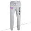 Pantalons pour hommes thaïlande TH THA hommes Joggers combinaison pantalons de survêtement piste sueur Fitness polaire tactique décontracté Nation pays Leggin