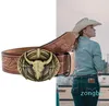 Ceintures hommes PU cuirs ceinture esthétique jean WesternStyle Cosplay Cowboy pantalon