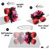 ダイキャストモデルカー摩擦パワーカーモデルおもちゃスタント教育用おもちゃ車モンスタートラック男の子と女の子のための慣性プッシュゴードロップデルDHVZ7