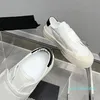 Ontwerper Casual schoenen Dames Sneakers Round Head Platform Schoenen Hook Loop White Black Trainers Vintage Sandals