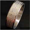 Band Rings Whole 100Pcs Top Mix Relius Engarved Jesus Prayer Stainless Steel Ring Etched Men Relin Faith Church Activity Drop Delive Dhbns