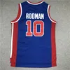 American Basketball Wear Isaiah Thomas 11 Dennis Rodman 10 Shotback Men Jerseys Blue Mitchell Ness koszula dla dorosłych rozmiar szwy