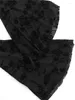 Camicette da donna Camicetta da festa di Halloween Cosplay 2023 Volant Lolita Costume gotico Manicotto svasato Top Ragazza giapponese Y2k Camicie di pizzo nero