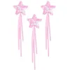 Festa decoração criança crianças glitter princesa varinha kit fada estrela anjo varas meninas traje role play aniversário favor