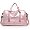 Nxy Duffel Bag 's Travel Luggage Dry Wet Separation Storage Fashion Fitness Handbags High Quality Waterproof New Shoulder 230424