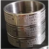 Band Rings Whole 100Pcs Top Mix Relius Engarved Jesus Prayer Stainless Steel Ring Etched Men Relin Faith Church Activity Drop Delive Dhye6