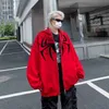 Y7LG Men's Hoodies Brand American High Street Hiphop Spider Man الذي يغني الحراس الربيع والخريف الحب الدعوة إلى Cardigan معطف كبير الحجم