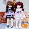 Doll Accessories 16 14 13 BJD Doll Clothes Cute Cat Sweater Hoodie Jacket for Big 16 Yosd 60 30cm Doll Clothes BJD SD Doll Accessories 230427