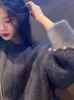Pulls pour femmes Pull en tricot Pull coréen Mode O-Cou Nail Perle Tops Lâches à manches longues Jumpers Date de Noël Vêtements