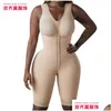 Vita Pancia Shaper Donne Faja Fl Corpo Shapewear Con Maniche Reggiseno Ad Alta Compressione Colombianas Sha Cintura Kim Kardashian Skim Addome Cor Dh4W2