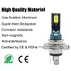 Autokoplampen Nieuwe 2 Stuks H4 H7 Led Koplamp H11 H8 H9 H1 H3 Mistlamp Bbs 9005 9006 Hb3 Hb4 Rijden Running Lampen 12000Lm 12V 6000K Dr Othpc