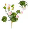 Flores decorativas Spray floral veterais artificiais galhos de folhagem hastes vaso falso