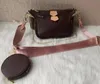 Designer Fashion Borse di lusso di alta qualità Cross Body Tracolle rimovibili Tote Purse Borsa portafogli in pelle tre in uno