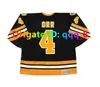 BOBBY ORR RAYMOND BOURQUE Maglia personalizzata CCM Throwback Boston Hockey ADAM OATES CAM NEELY DEREK SANDERSON WILLIE O'REE GERRY CHEEVERS HAPPY GILMORE THORNTON Taglia S-4XL