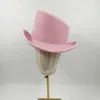 Berets High Top Gentleman Hat Fedora Męskie i Kobiety Kolorowy faza „Kobiet Feel Felt Magic Prezydent