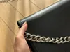 Moda argento Borsa con tracolla a catena spessa Borsa a tracolla sotto le ascelle Borse a spalla B con patta morbida Borsa firmata Borsa in pelle Pochette da donna