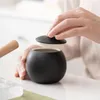 Storage Bottles Ceramic Pot Jar Tea Tins Candy Canister Food Containers Lids Cookie Coffee Multifunction Household