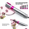 Lockenstäbe Elektrischer HaartrocknerProfessioneller hochwertiger TrocknerSupersonic Styling ToolsGlätteisenKeramik-Lockenwickler5-in-1-Lockenwickler Drop De Dhckn