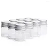 Vorratsflaschen 20 Stück 10ml/15ml/20ml Glas mit Deckel Gläser Case Box Kitchen Home Container