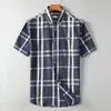 Herrdesigner Polos 2023 herrskjorta sommar hög kvalitet casual mode kortärmad rand S herrslagströja M-3XL