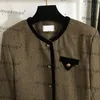 Retro-Jacken mit Rundhalsausschnitt für Damen, elegante Oberbekleidung, Khaki, langärmelig, Mädchenmantel, luxuriös, lässig, lockere Jacke, Oberbekleidung