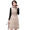 Trench-coat pour femme, veste longue en coton, longueur aux genoux, vêtements d'extérieur amples, automne et hiver 2023