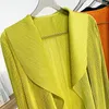 Women's Jackets Pleated Cardigan Jacket High Quality Miyake Folds Loose Size Coats Japanese Style Casual Temperament Long Sleeve Tops