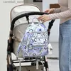 Sacs à couches maman sac automne nouveau imprimé Multi fonctionnelle Mère et sac enfant voyage en plein air grande capacité Mom Sac Mompack Q231127