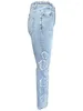 Jeans pour femmes Femmes Taille Haute Pantalon à fond de cloche Style européen et américain Casual Coton Denim Dames Slim Streetwear Vintage Zipper