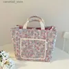 Borse per pannolini ZK50 Borsa per mamma e bambino floreale in stile coreano Borsa multifunzione di grande capacità Borsa a tracolla portatile per mamma Q231127