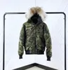 Moncier High Quality Canadian Pilot Jacket Goose Down Jacket Unisex Thick Thermal Jacket Outdoor Casual Fashion Outfit