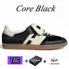 2024 Senaste modell 2024 med Box Leopard Dark Brown Platform Low Casual Shoes Wales Bonner Fox Brown Pony Tonal Cream White Core Black Men Women Trainers Sneakers